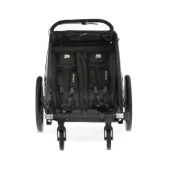 Deryan Fietskar V2 Wandelwagen en hardloopkinderwagen 2 persoons