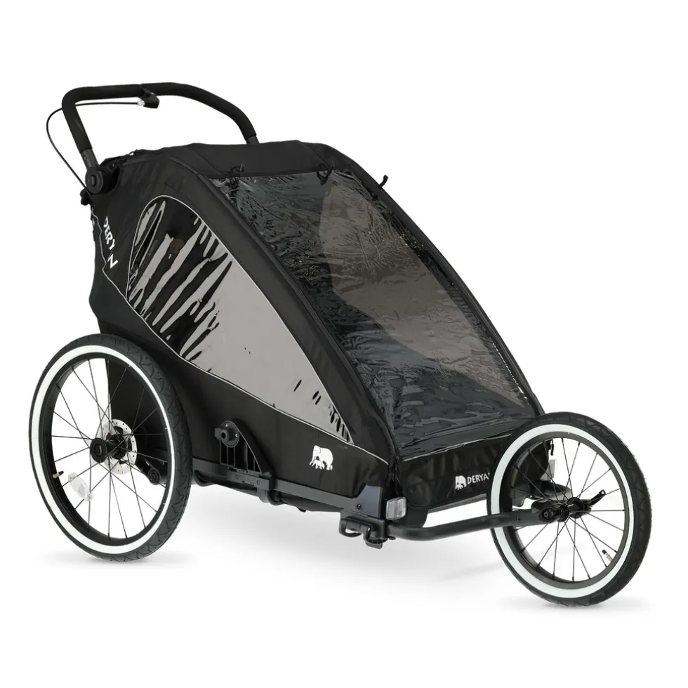 Deryan Fietskar V2 Wandelwagen en hardloopkinderwagen 2 persoons