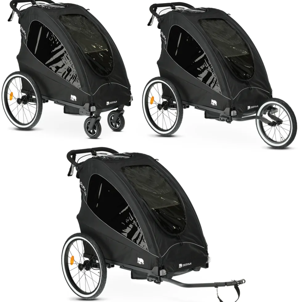 Deryan Fietskar Wandelwagen en hardloopkinderwagen 1 persoons
