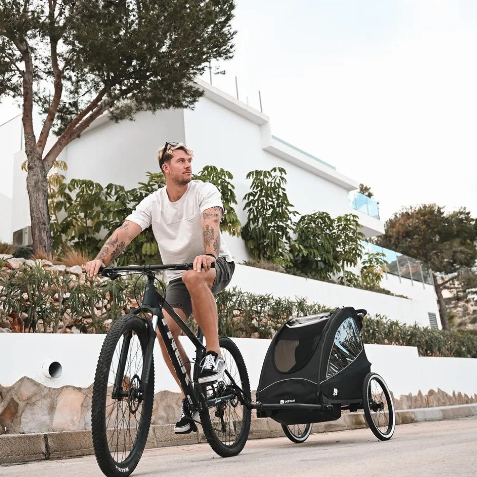 Deryan Fietskar Wandelwagen en hardloopkinderwagen 1 persoons