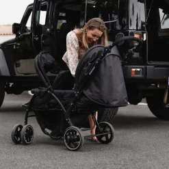 Deryan Luxe Elena Dubbele buggy Inclusief regenhoes