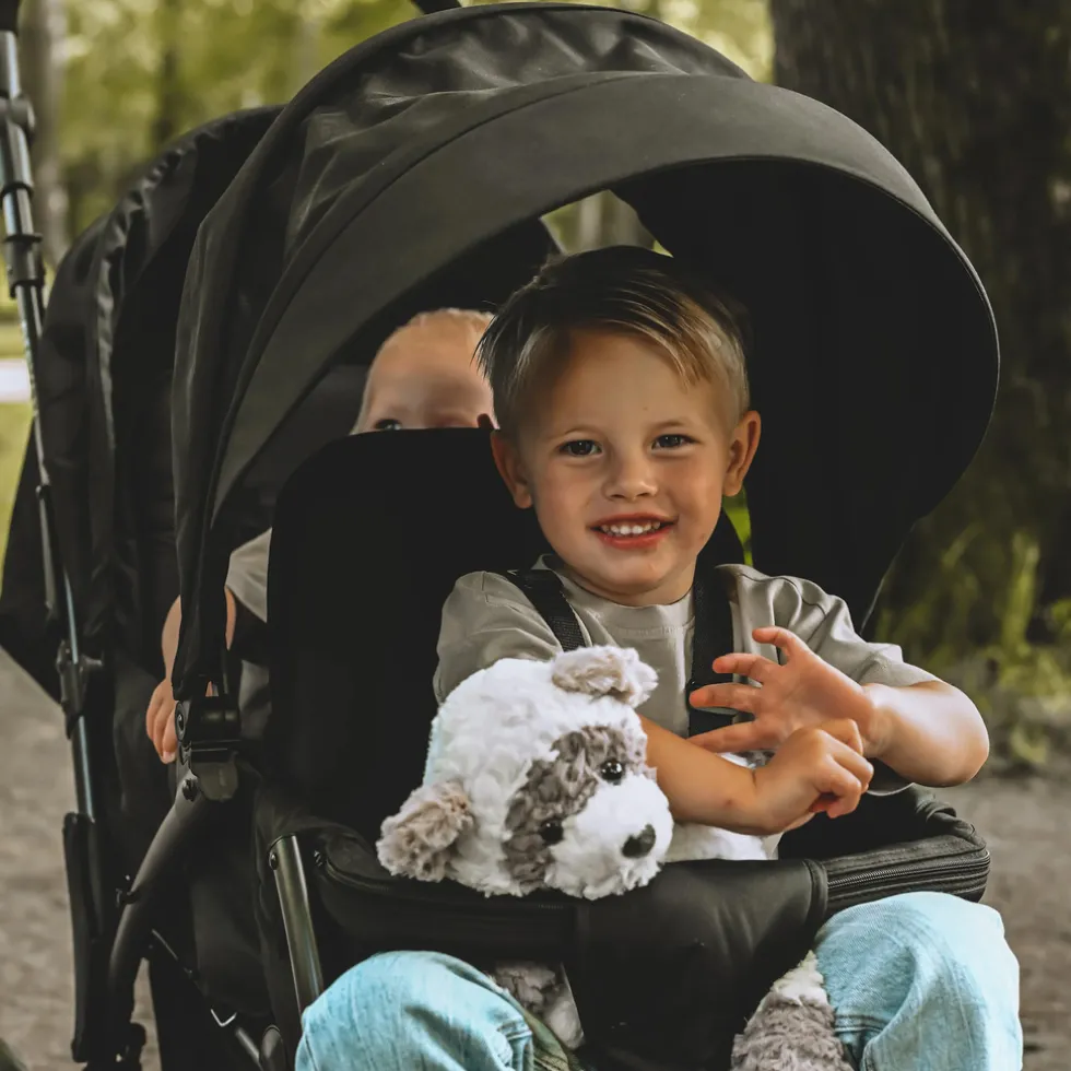 Deryan Luxe Elena Dubbele buggy Inclusief regenhoes
