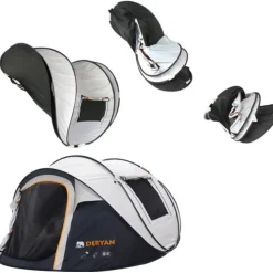 Deryan Luxe Pop Up Tent 2000MM waterkolom