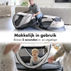 Deryan Peuter Luxe Campingbedje inclusief zelfopblaasbare matras