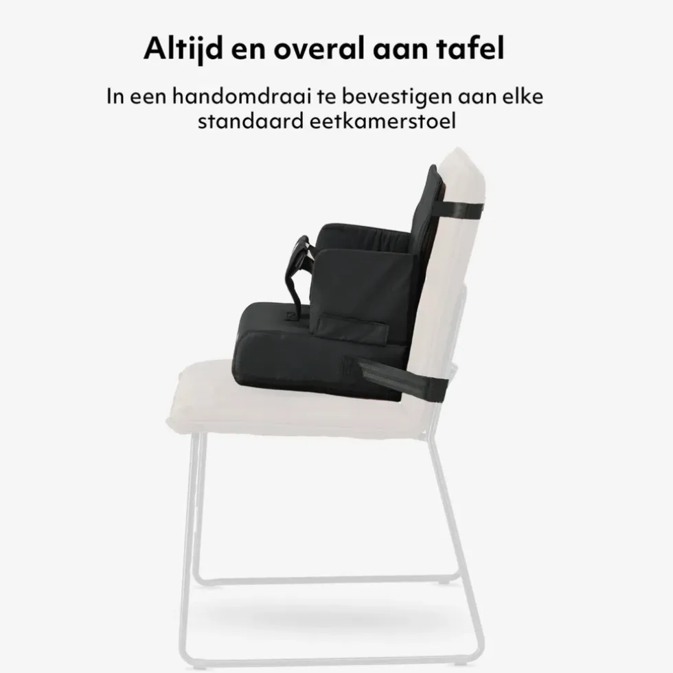 Deryan Travel Booster Stoelverhoger Inclusief Bevestigingsriem