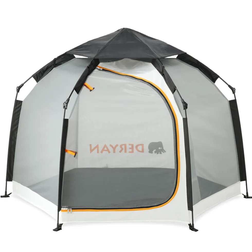 Deryan Up To Go Kinderbox Draagbare Kinderbox Pop Up Reisbox Strandtent Cream