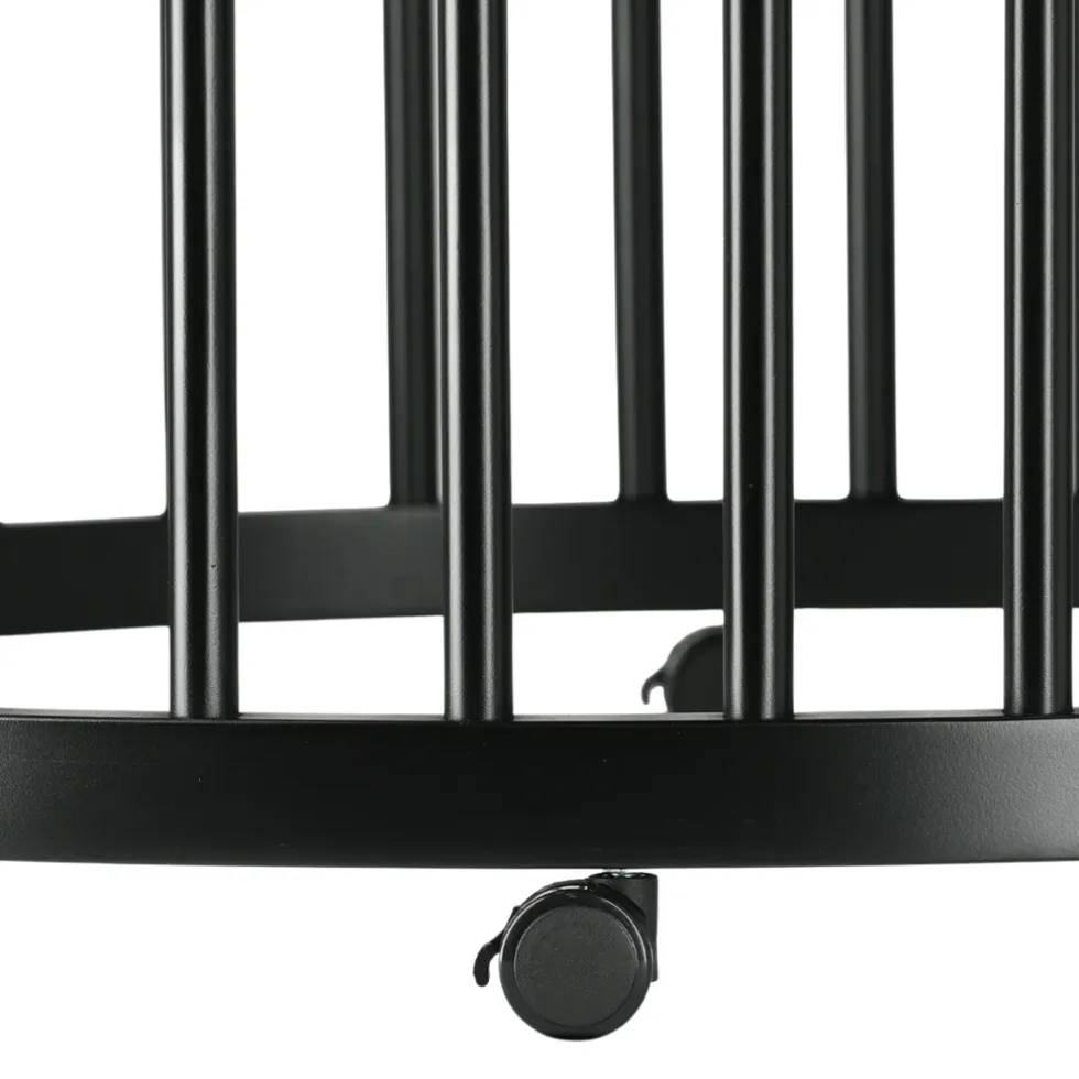 Deryan Willow Box Ronde Houten Speelbox Inclusief Matras