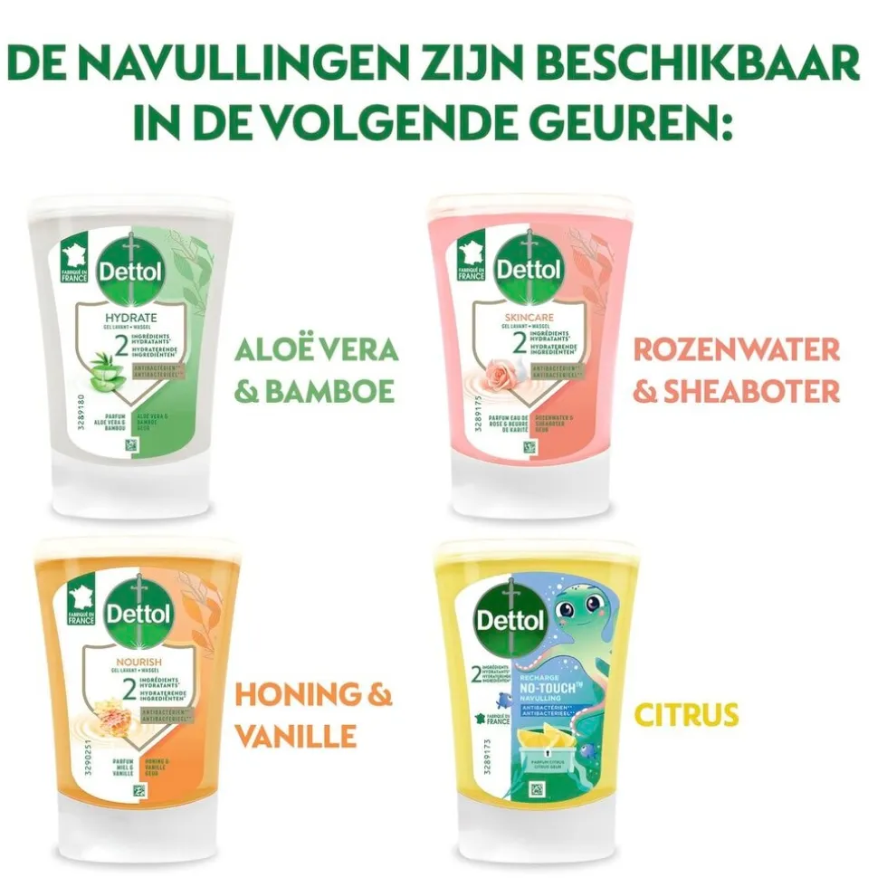 Dettol No-Touch Sheabutter Antibacteriële Handzeep Navulling