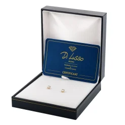 Di Lusso 14K Gouden Oorstekers – 0.90 ct Lab Grown Diamant