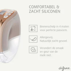Difrax Elektrische Handsfree Borstkolf