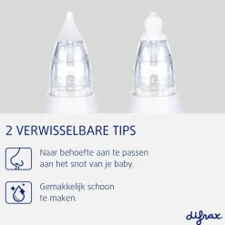 Difrax Elektrische Neusjesreiniger
