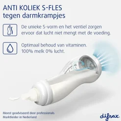 Difrax Natural 0+M S-Fles
