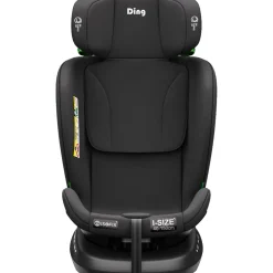 Ding Aiden Black 40-150 cm 360° i-Size Autostoel