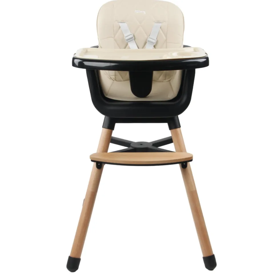 Ding Daily Beige Houten Kinderstoel