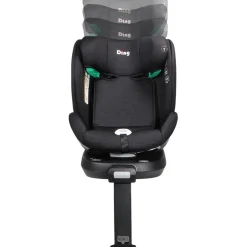 Ding Fynn Black 40-150 cm 360° i-Size Autostoel