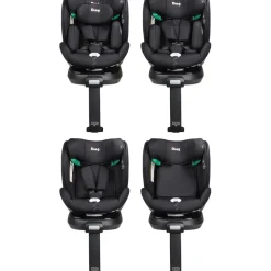 Ding Fynn Black 40-150 cm 360° i-Size Autostoel