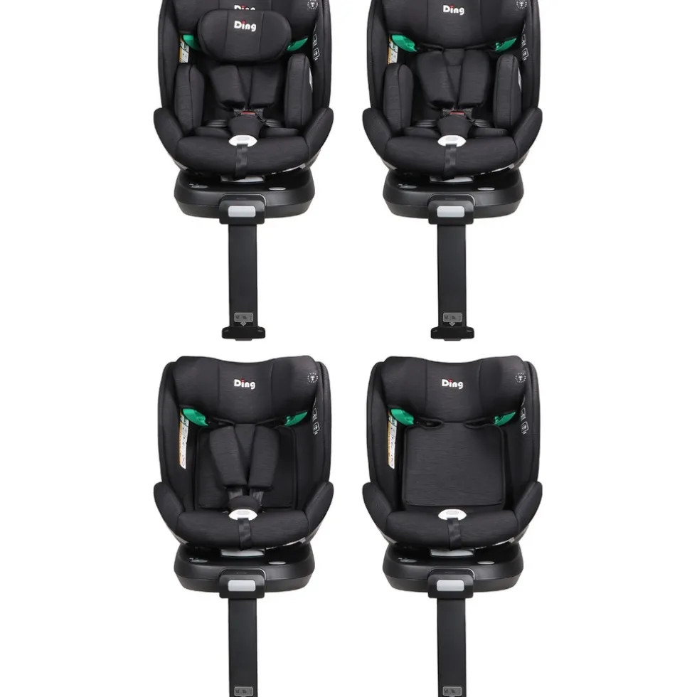 Ding Fynn Black 40-150 cm 360° i-Size Autostoel