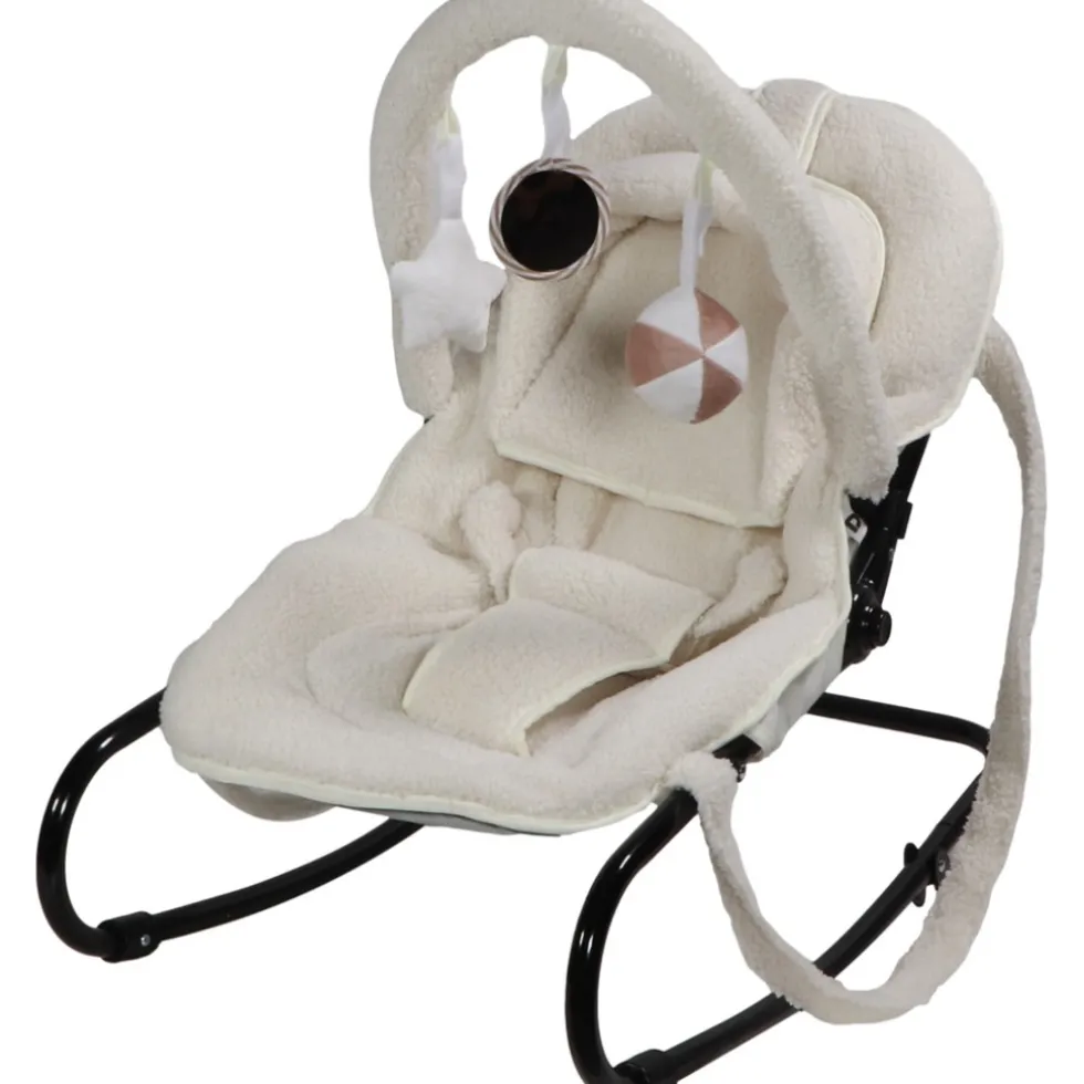 Ding Viggo Bouclé Off-white Wipstoel