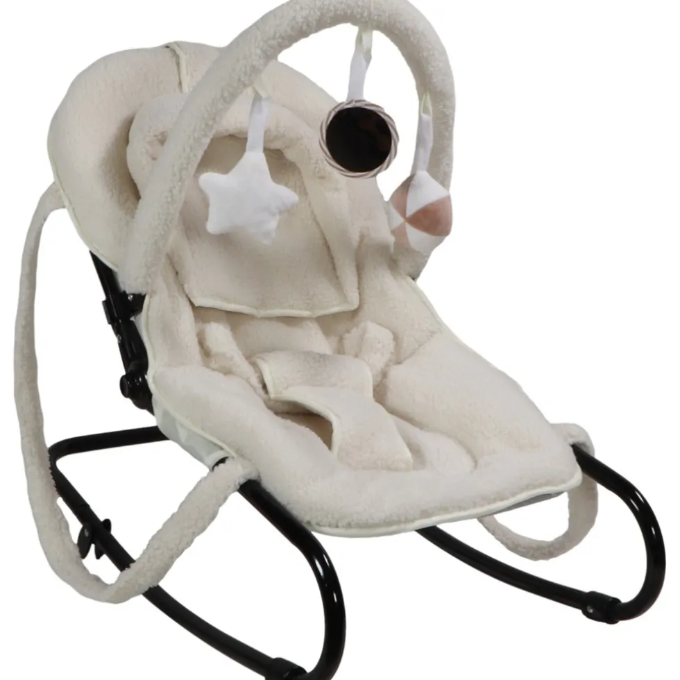 Ding Viggo Bouclé Off-white Wipstoel