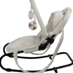 Ding Viggo Bouclé Off-white Wipstoel