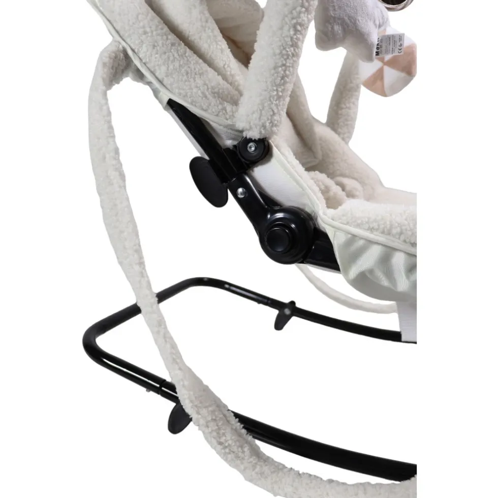 Ding Viggo Bouclé Off-white Wipstoel
