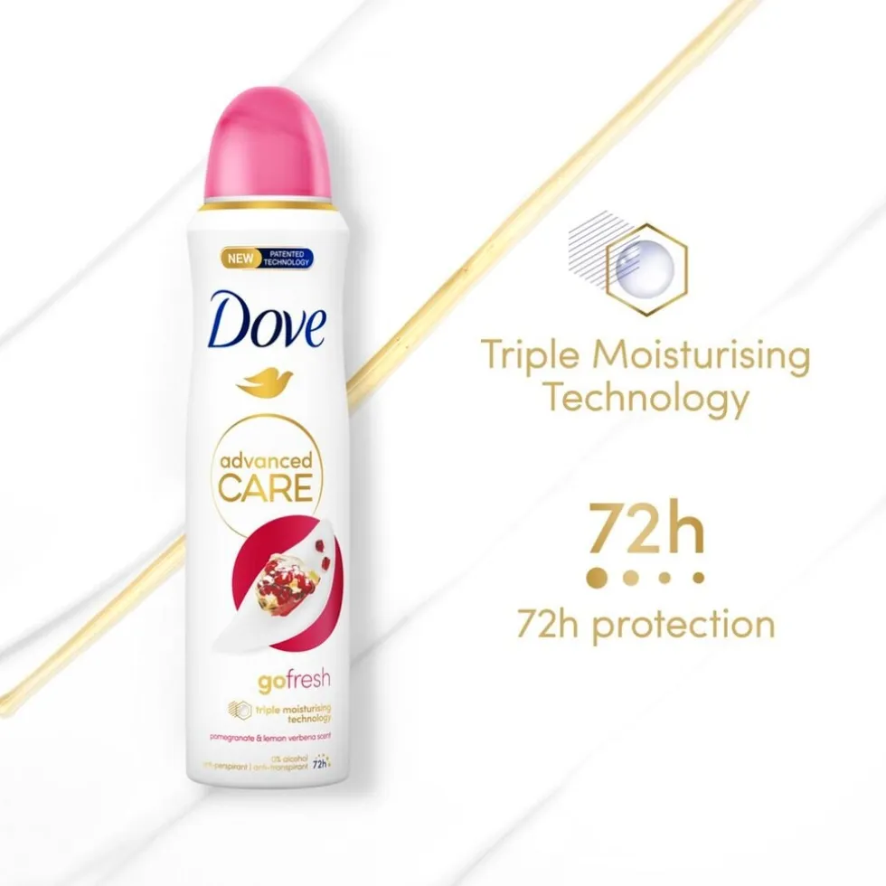 Dove Advanced Care Go Fresh Pomegranate & Lemon Verbena Antitranspirant Deodorant Spray