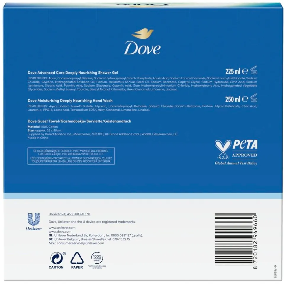 Dove Deeply Nourishing Geschenkset