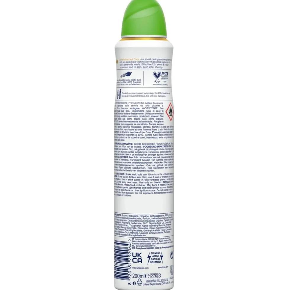 Dove Go Fresh Cucumber & Green Tea Deodorant Spray