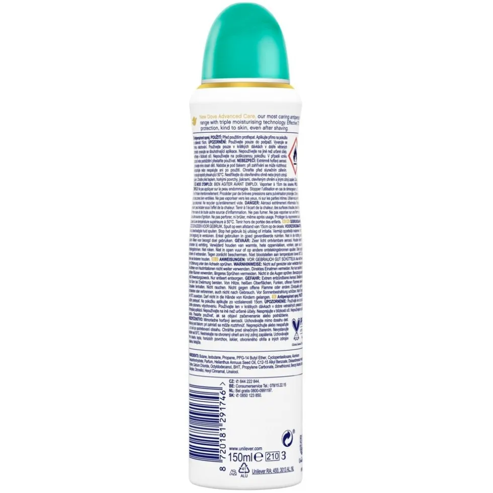 Dove Go Fresh Pear & Aloe Vera Antitranspirant Spray