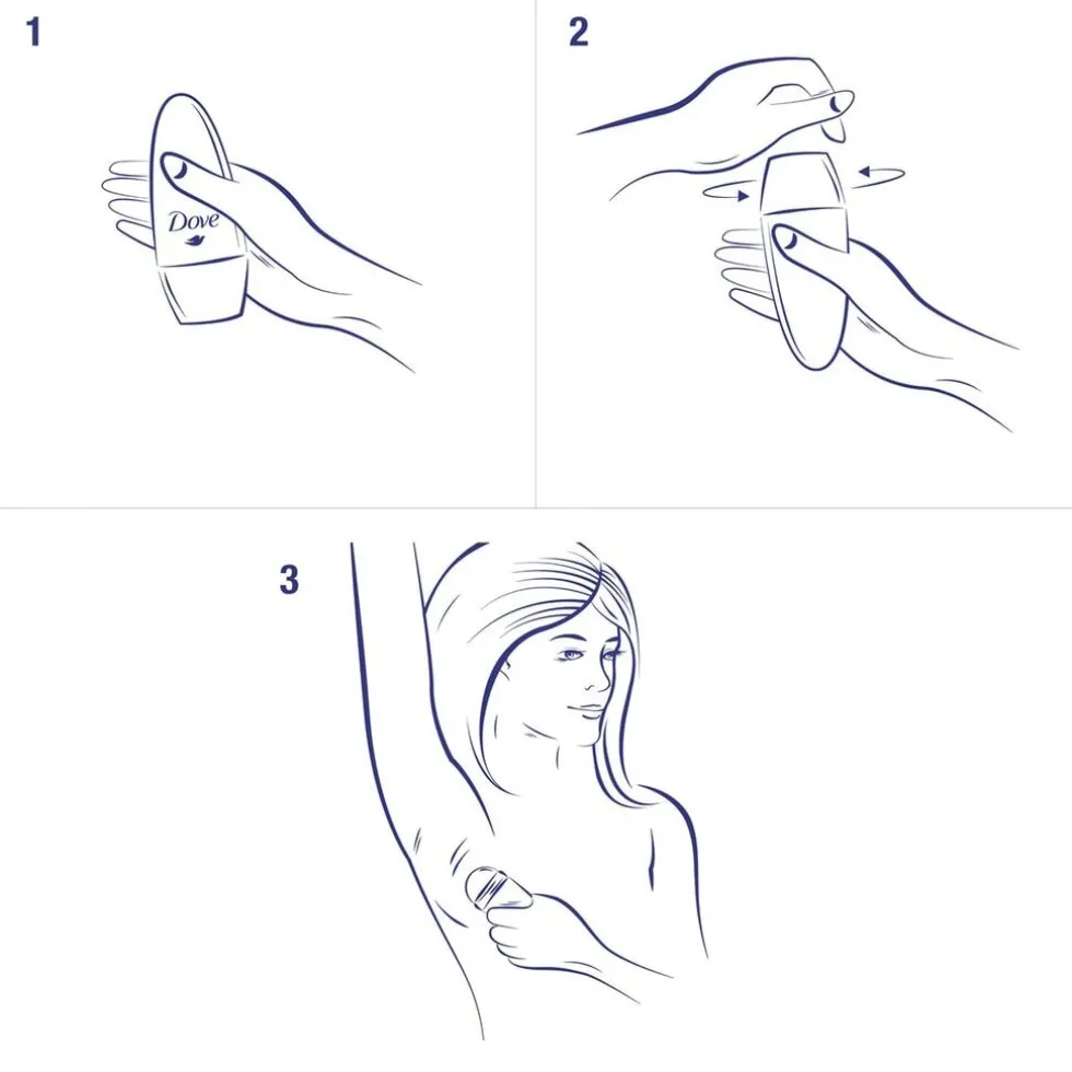 Dove Invisible Dry Antitranspirant Deodorant Roller