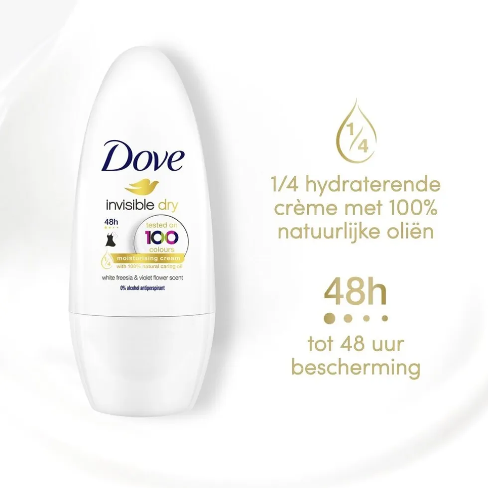 Dove Invisible Dry Antitranspirant Deodorant Roller