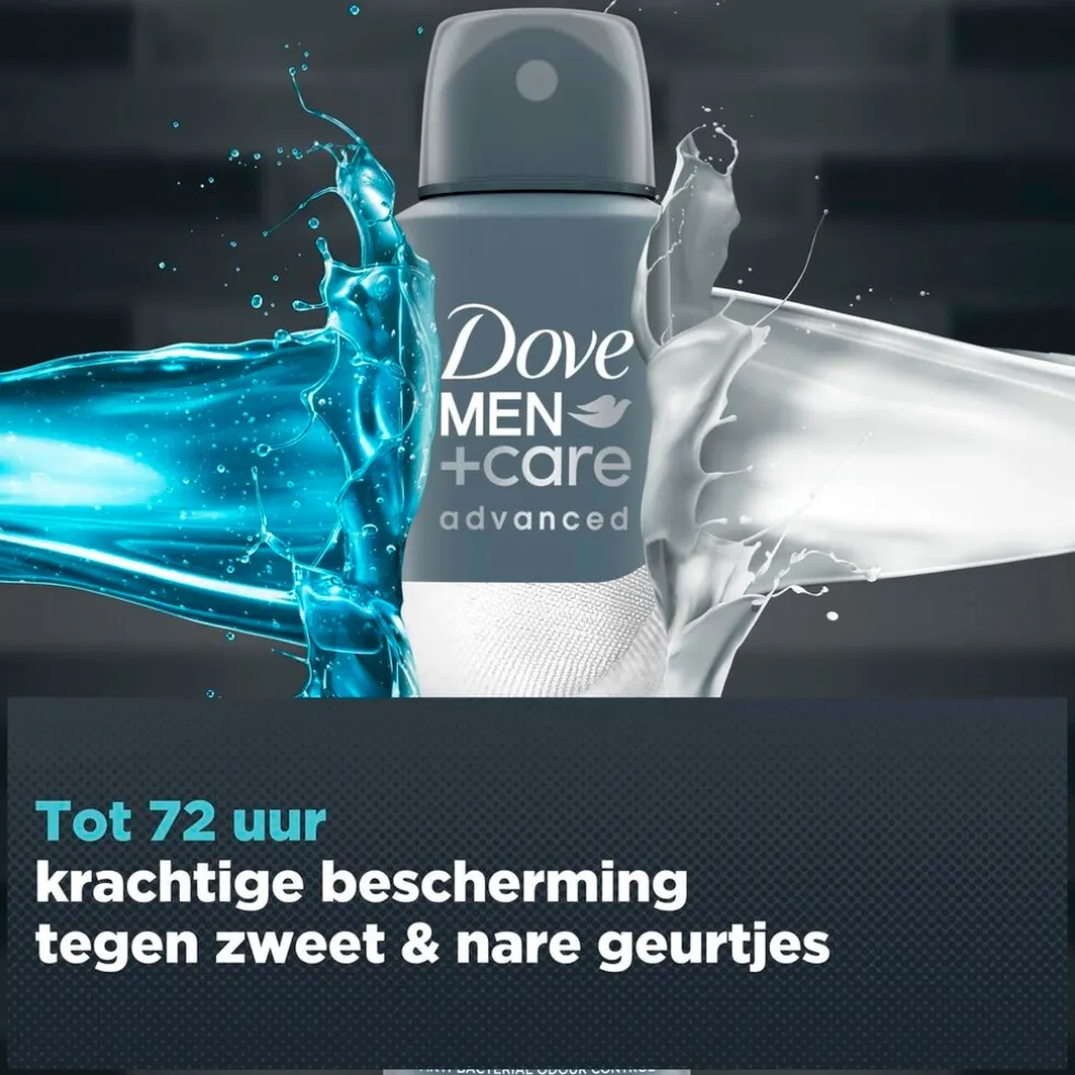 Dove Men+Care Advanced Invisible Dry Antitranspirant Deodorant Spray
