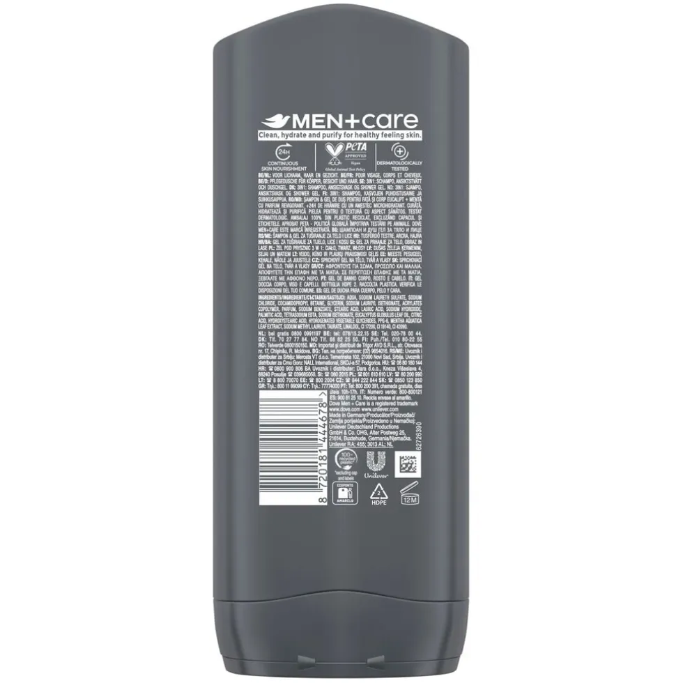 Dove Men+Care Eucalyptus + Mint Douchegel