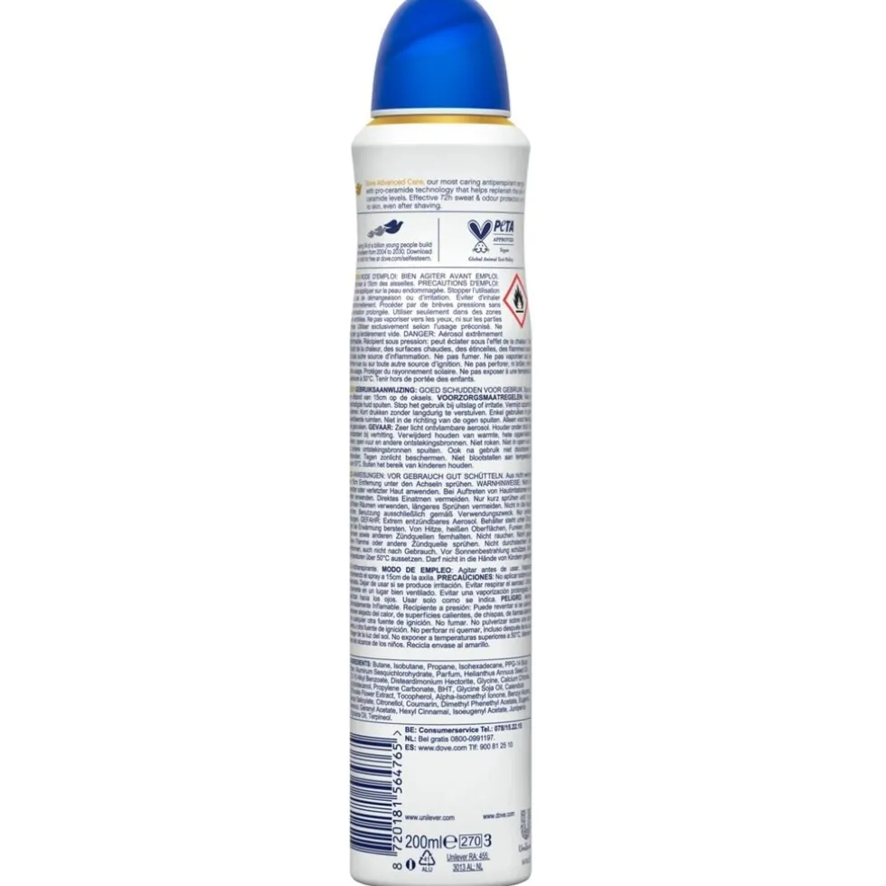 Dove Original Compressed Deodorant Spray