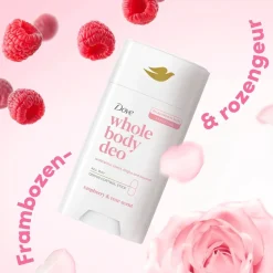 Dove Whole Body Raspberry & Rose Deodorant Stick