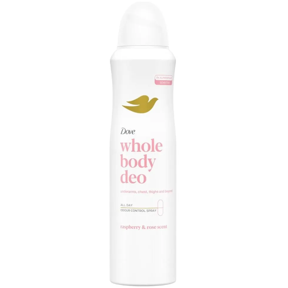Dove Whole Body Raspberry & Rose Deodorant Spray