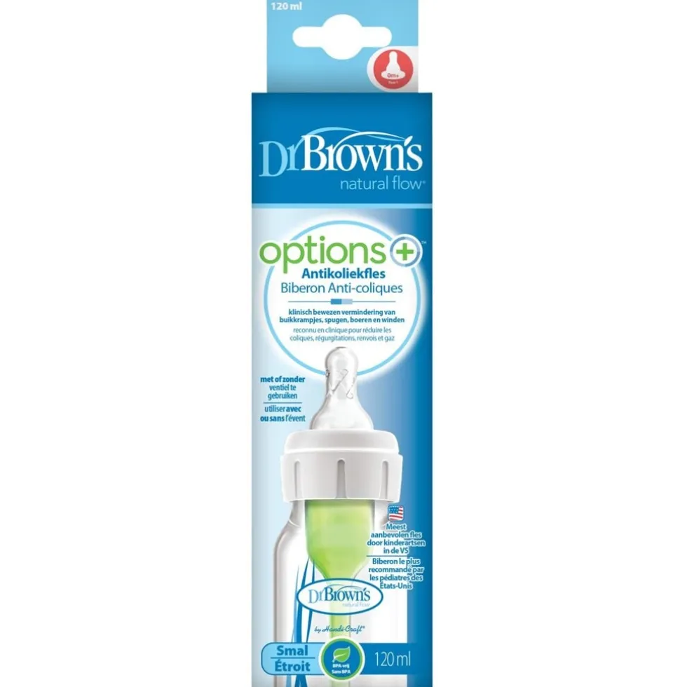 Dr. Brown's Options+ Antikoliekfles met Smalle Hals