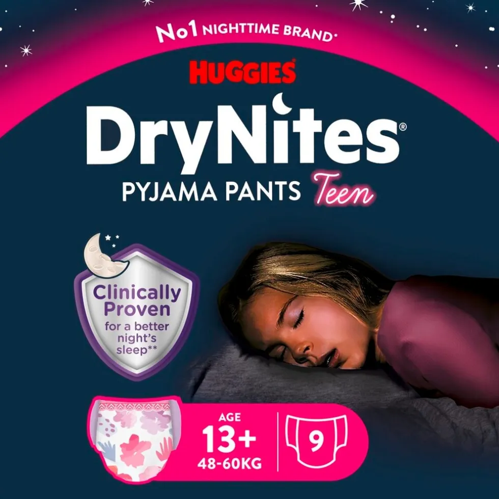 DryNites Girl 13+ Jaar Pyjamabroekjes
