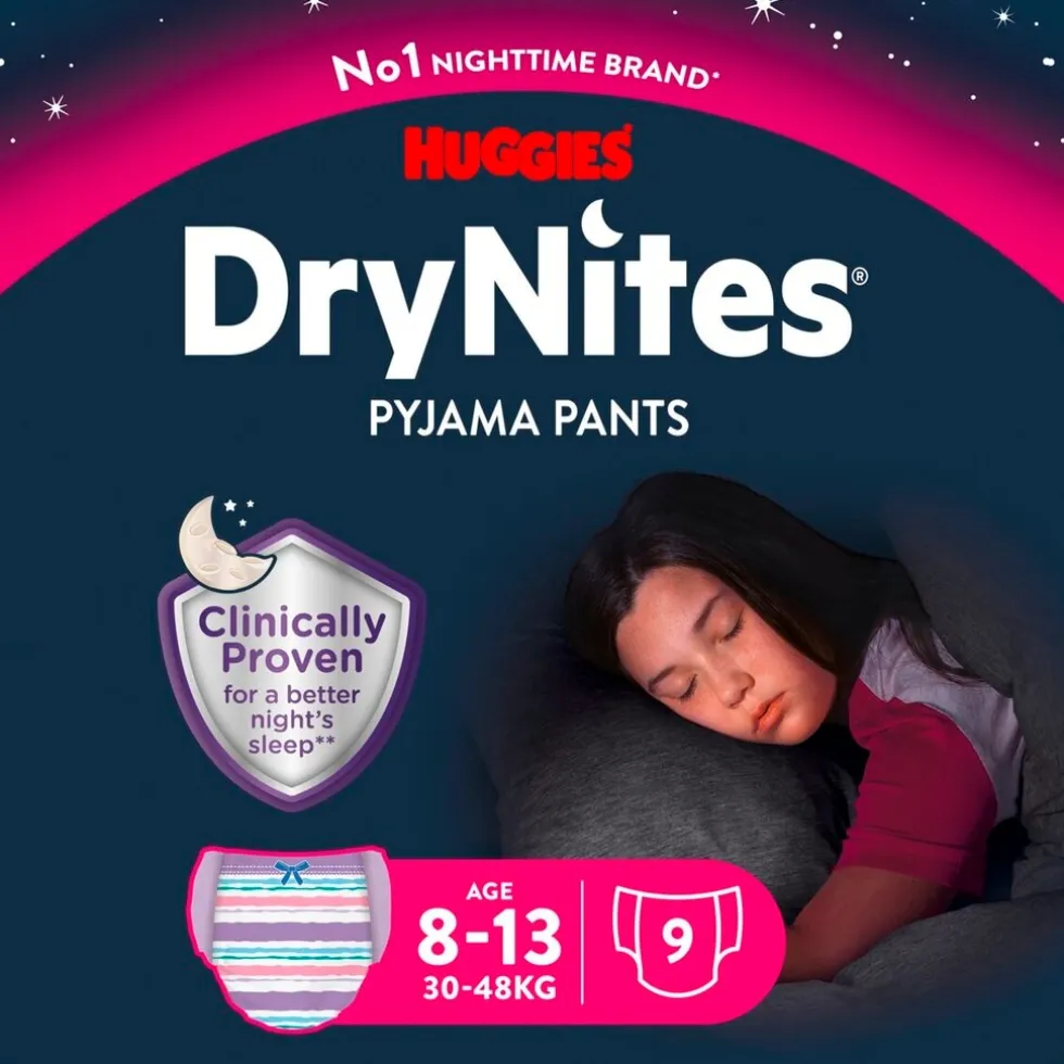 DryNites Girls 8-13 Jaar Nachtbroekjes