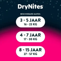 DryNites Girls 4-7 Jaar Nachtbroekjes