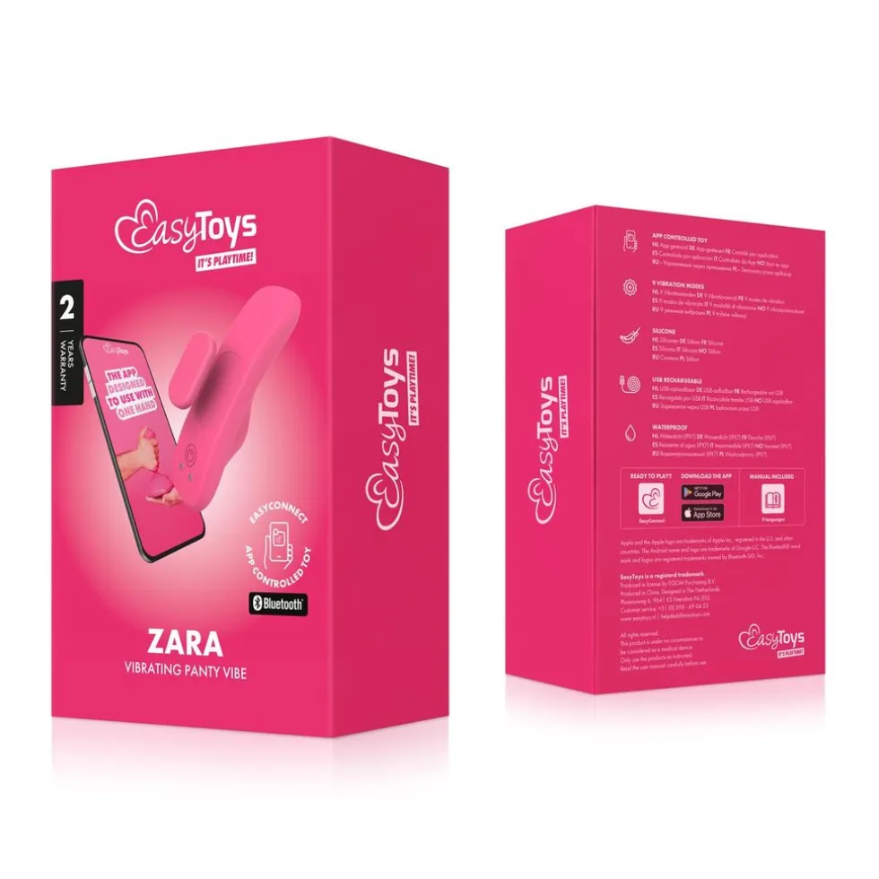 EasyConnect Panty Vibrator Zara Bediening met App