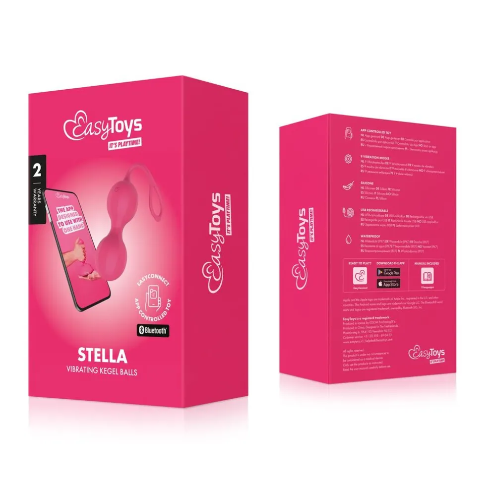 EasyConnect Vibrerende Kegel Balletjes Stella Bediening met App