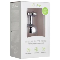 EasyToys Buttplug met Zilverkleurig Hartje