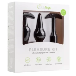 EasyToys Pleasure Kit Siliconen Butt Plug set