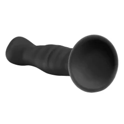 EasyToys Ribbed Dong Siliconen Anal Dildo with Suction Cup