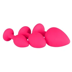 EasyToys Siliconen Buttplug Set met Diamant