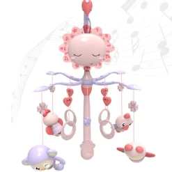 Eco Toys Flower Valley Roze Muziekmobiel