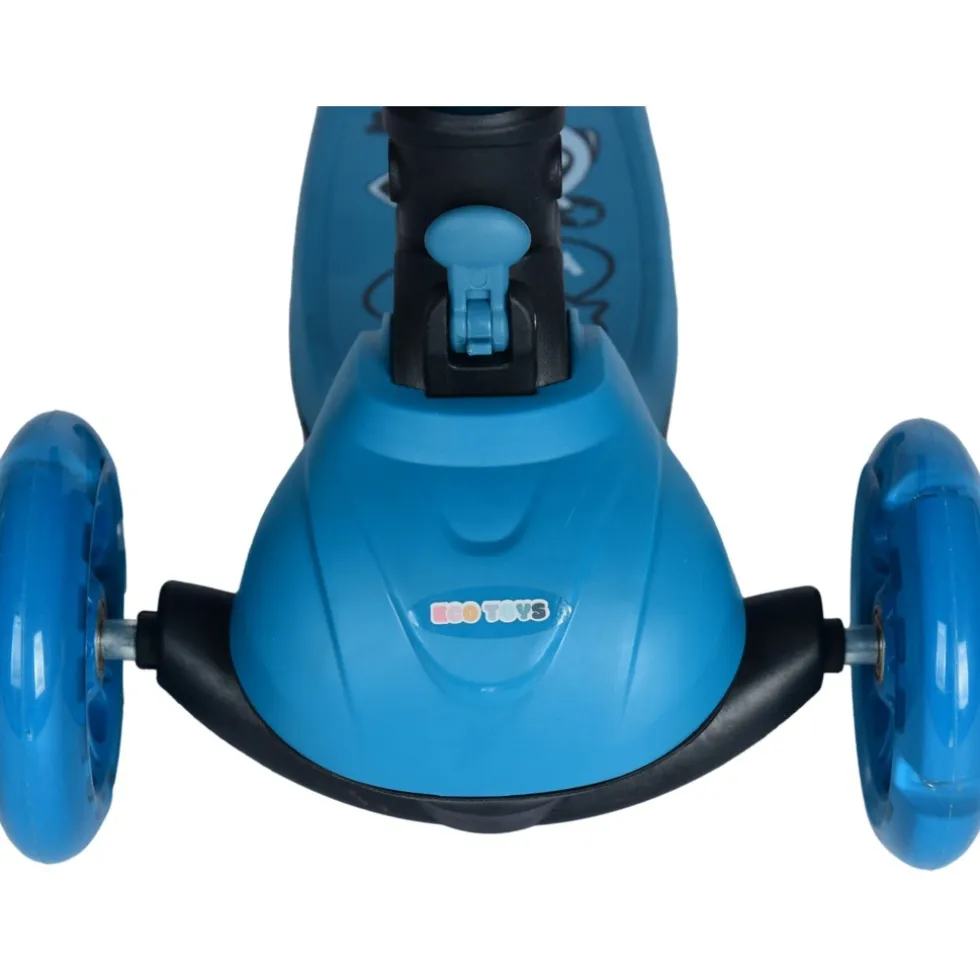 Eco Toys Lisa Blauw 2-in-1 Step/Loopfiets