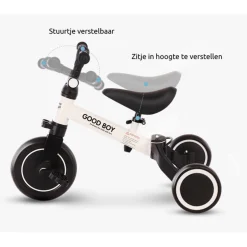 Eco Toys Rood 4-in-1 Loopfiets