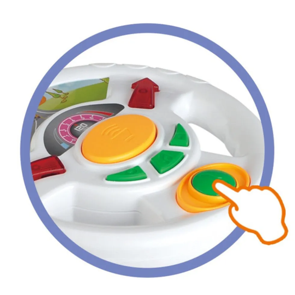Eco Toys Sports Geel Loopauto met Muziek HC516257